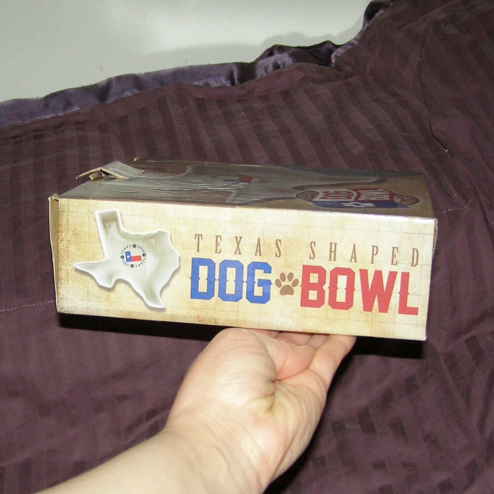 NEW Texas Shaped Dog Bowl Trinket Tray Great GIFT - Picture 3 of 10